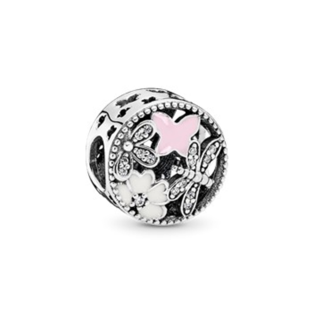 Authentic Pandora Springtime Mixed Enamel Charm